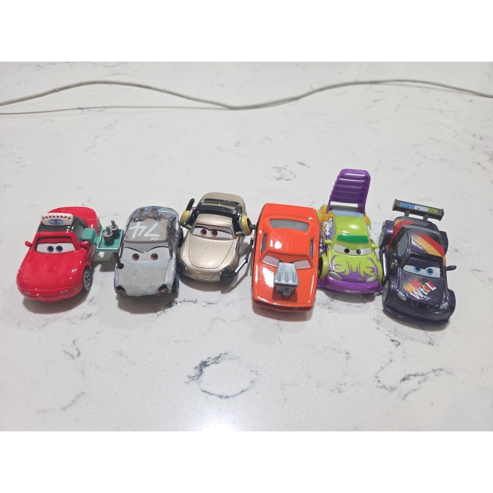 Disney Pixar Cars Diecast Lot Of 6